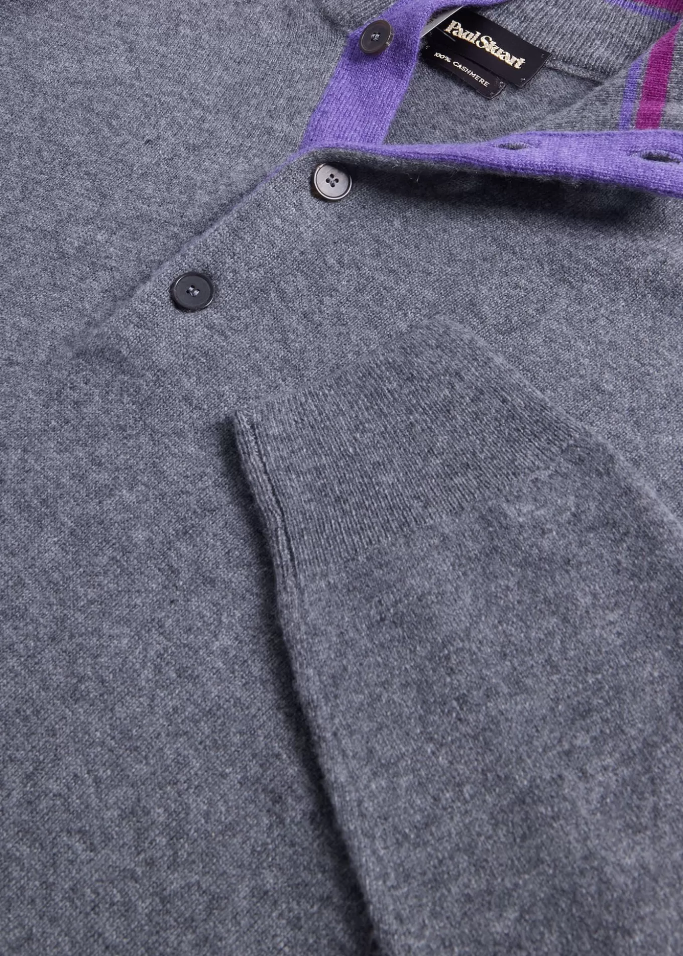 Cheap Cashmere Button Mock Neck Sweater The Cashmere Shop | Sweaters