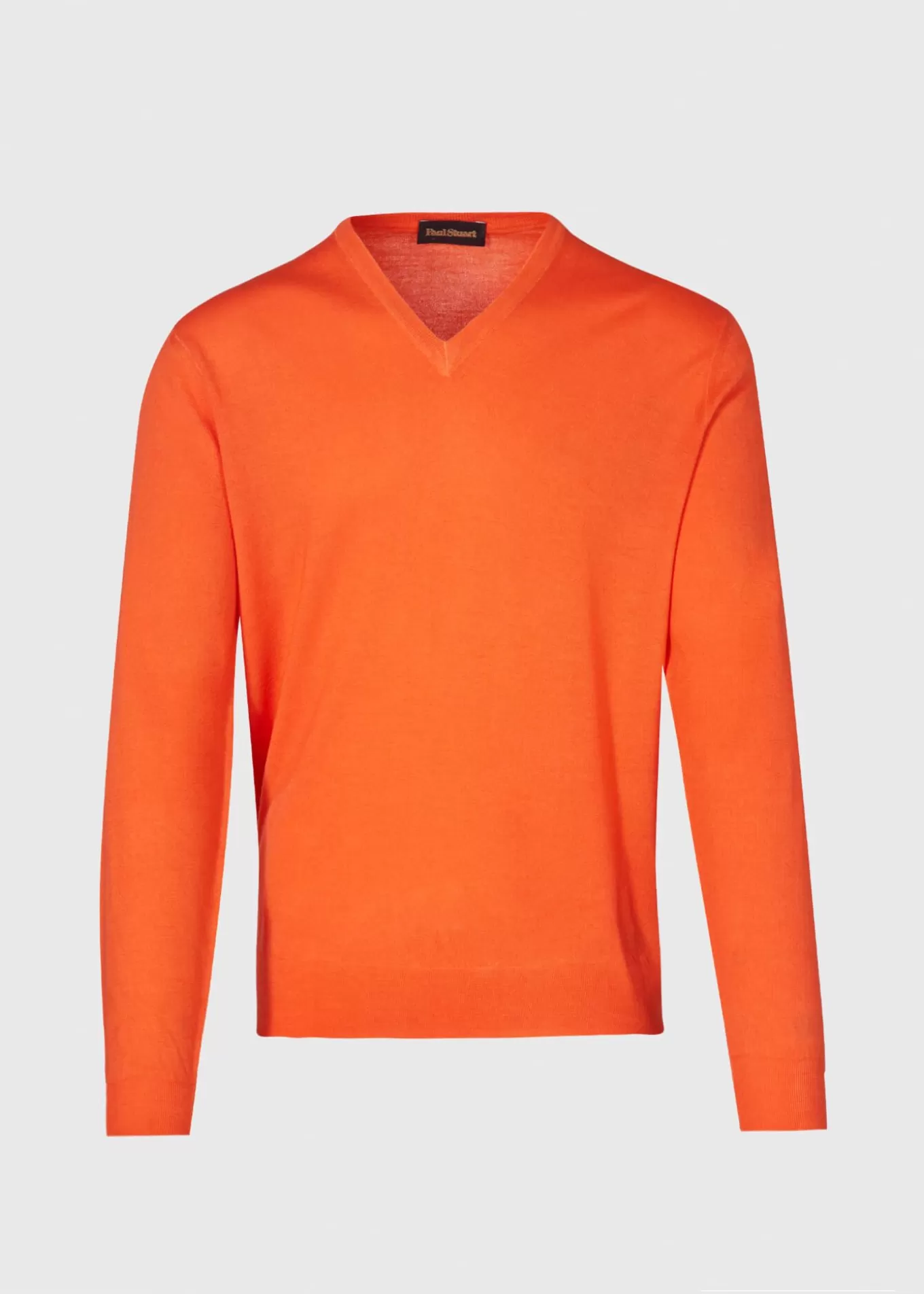 Cheap Merino Wool Watercolor V-Neck Sweater Sweaters