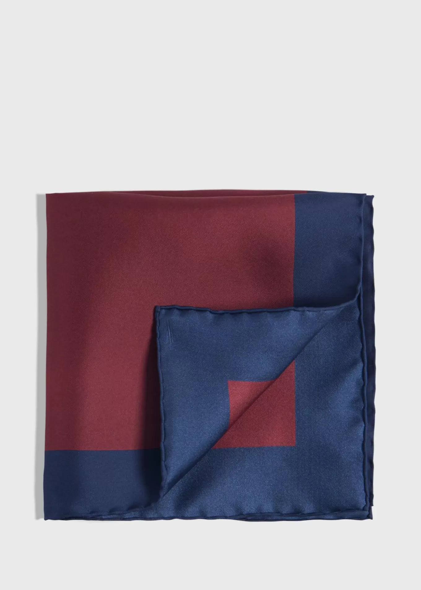 Store Printed Silk Color Block Pocket Square Pocket Squares