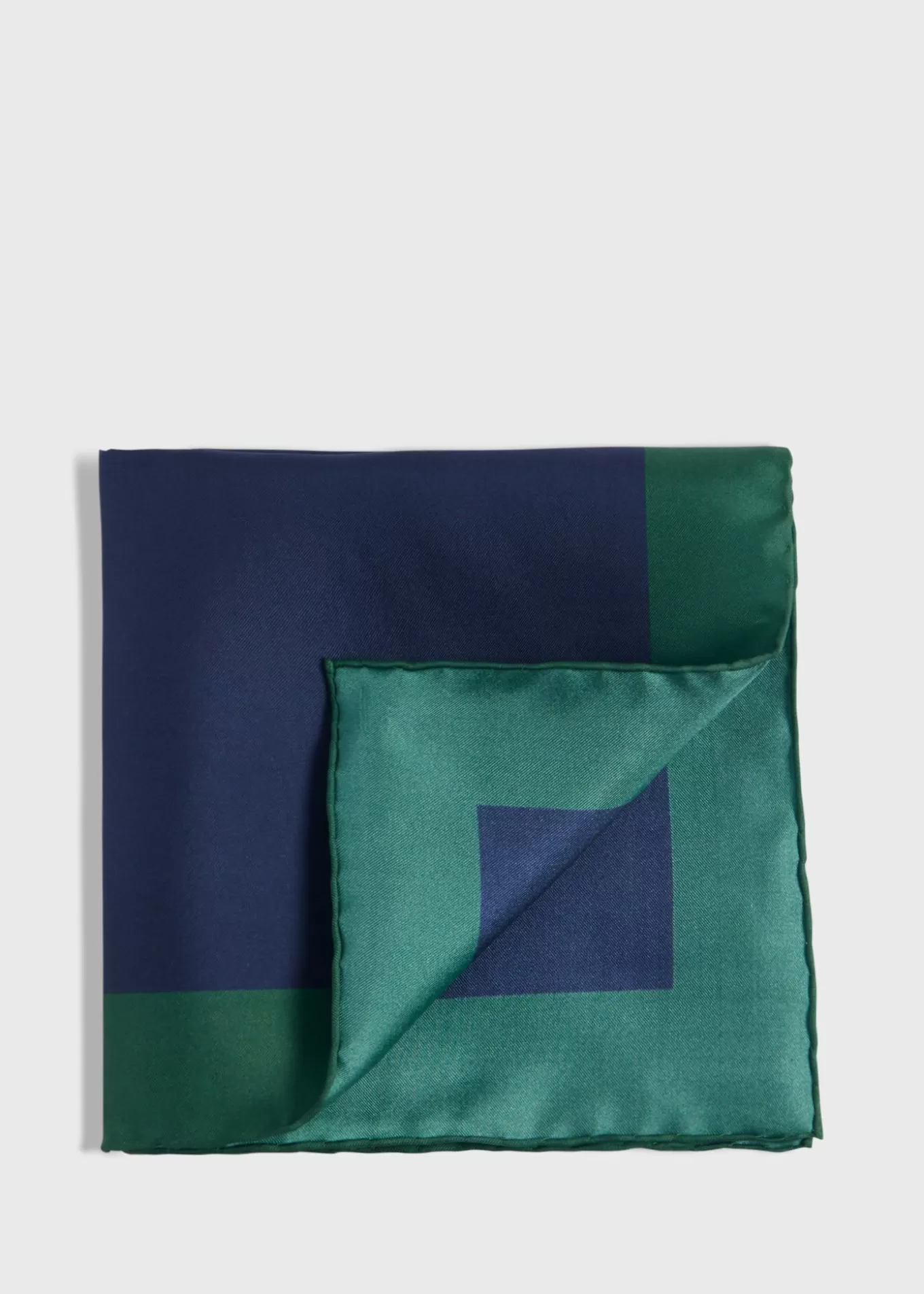 Sale Printed Silk Color Block Pocket Square Pocket Squares
