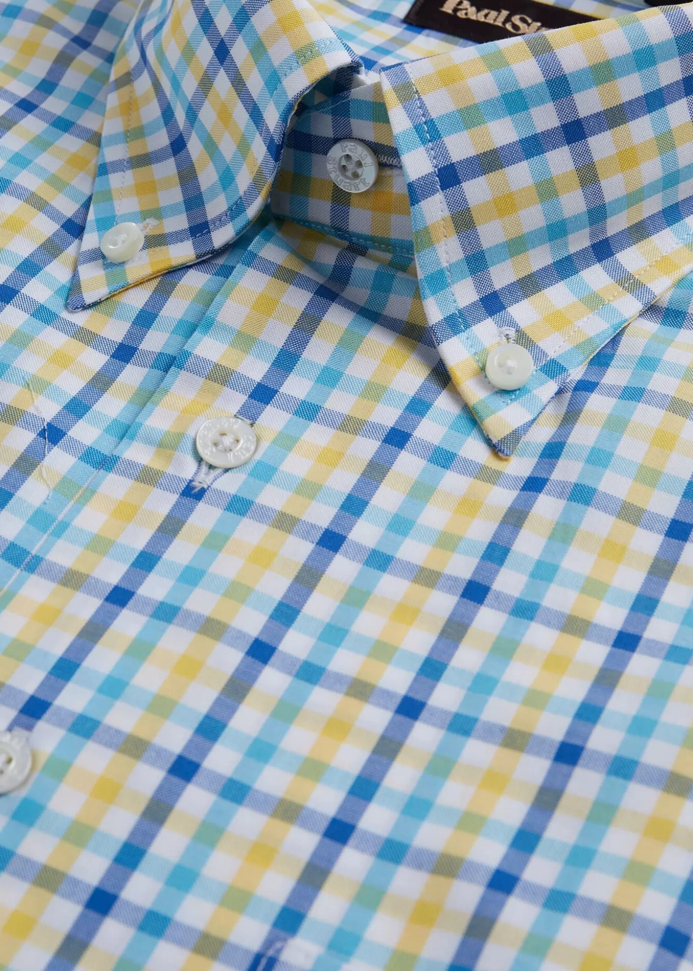 Outlet Two Color Check Cotton Sport Shirt Sport Shirts