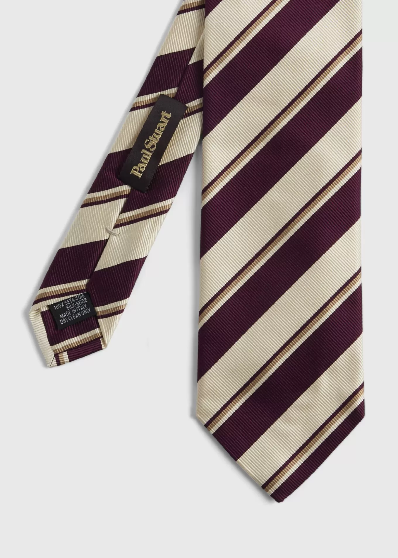Outlet Two Color Repp Stripe Tie Ties