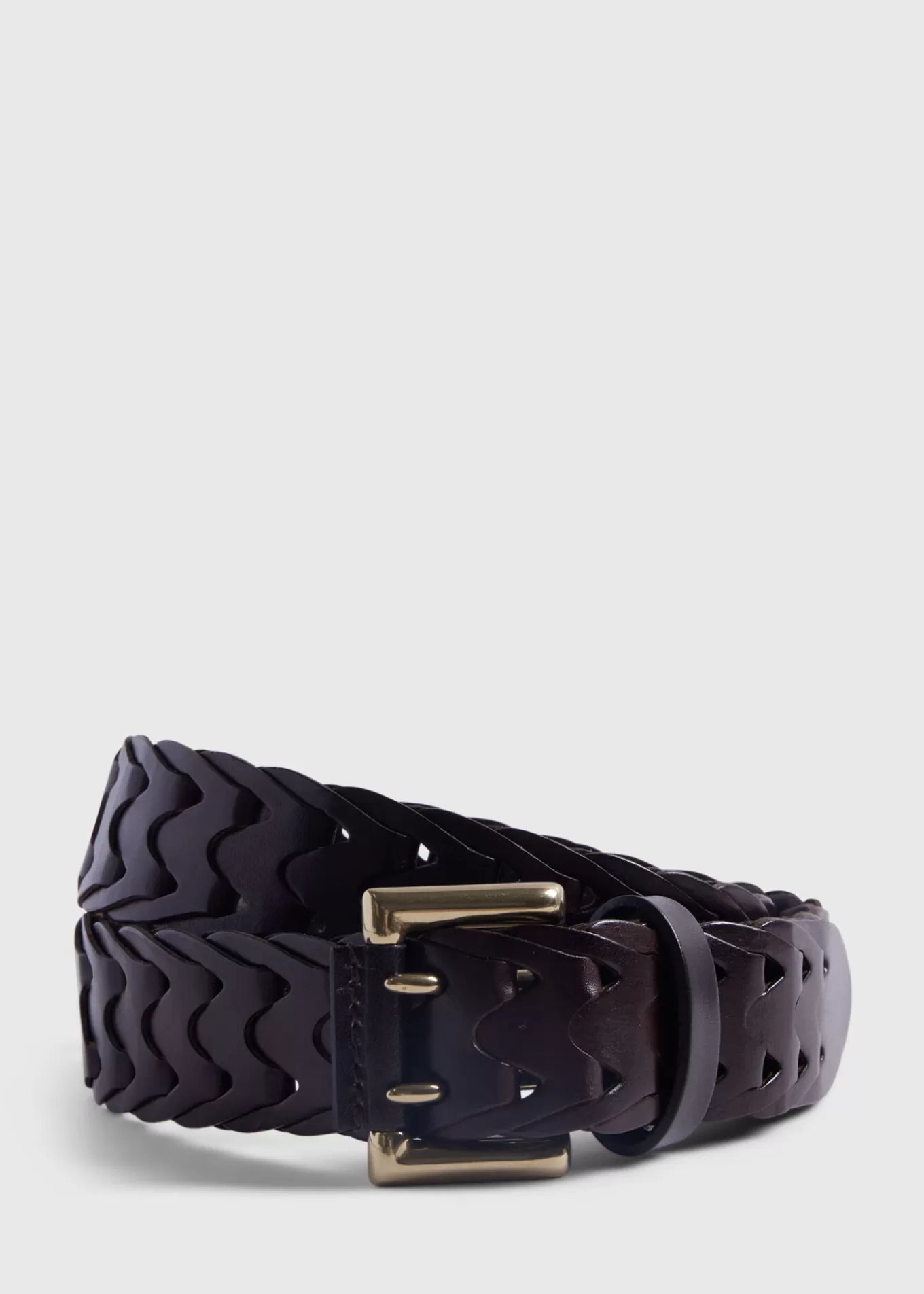 Discount Vintage Leather Woven Belt Belts