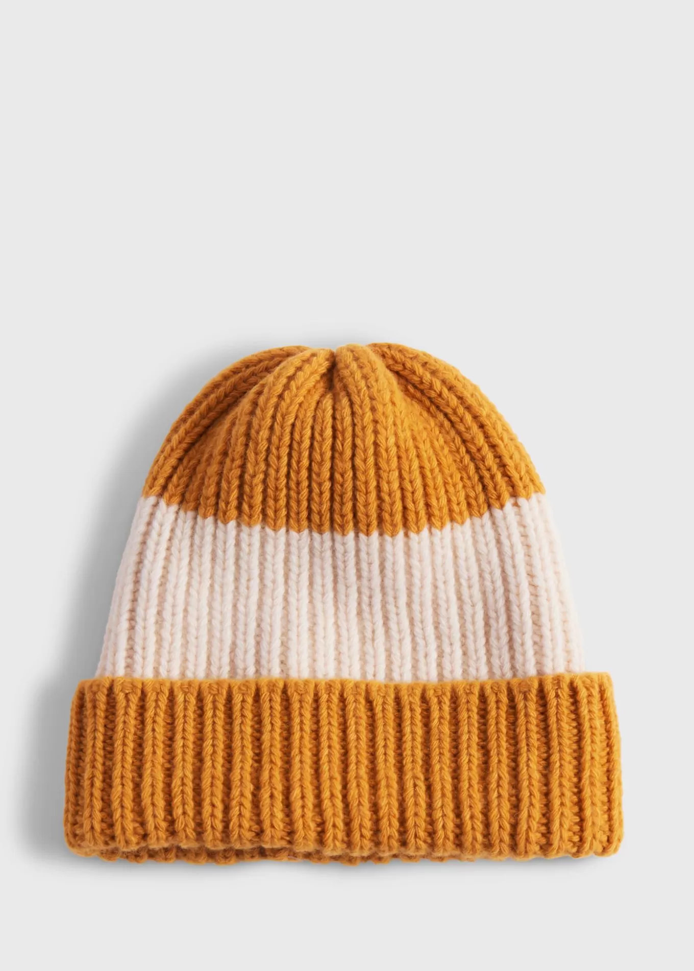 Shop Wool Two Color Striped Beanie Scarves, Hats, Gloves