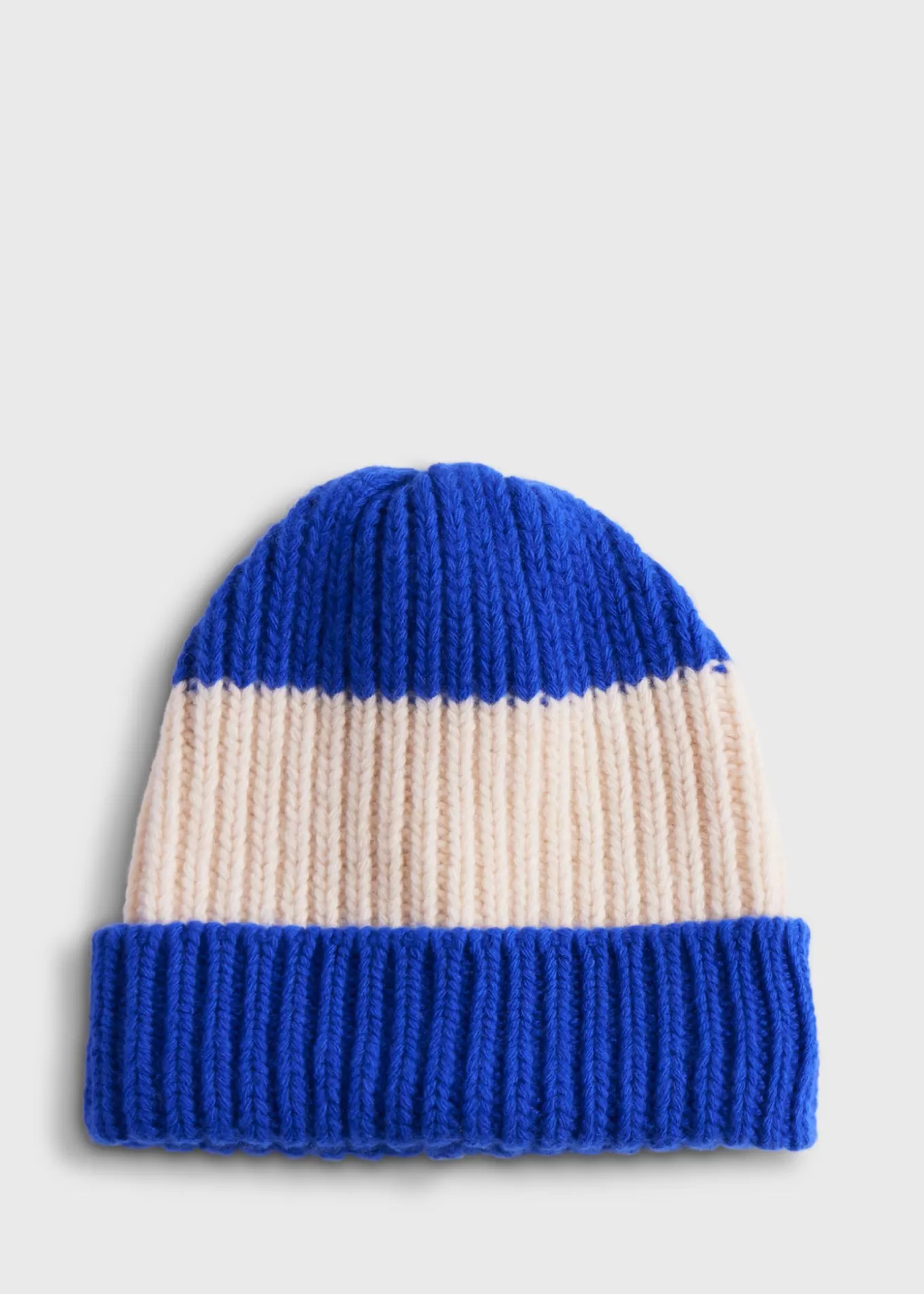 Shop Wool Two Color Striped Beanie Scarves, Hats, Gloves